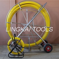 Metric Marked Electrical Cable Pulling Tools Precise Dimension Fiberglass Rodder