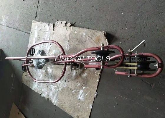 点検のための用具の単一行トロリーをひもでつなぐ自転車のタイプ送電線